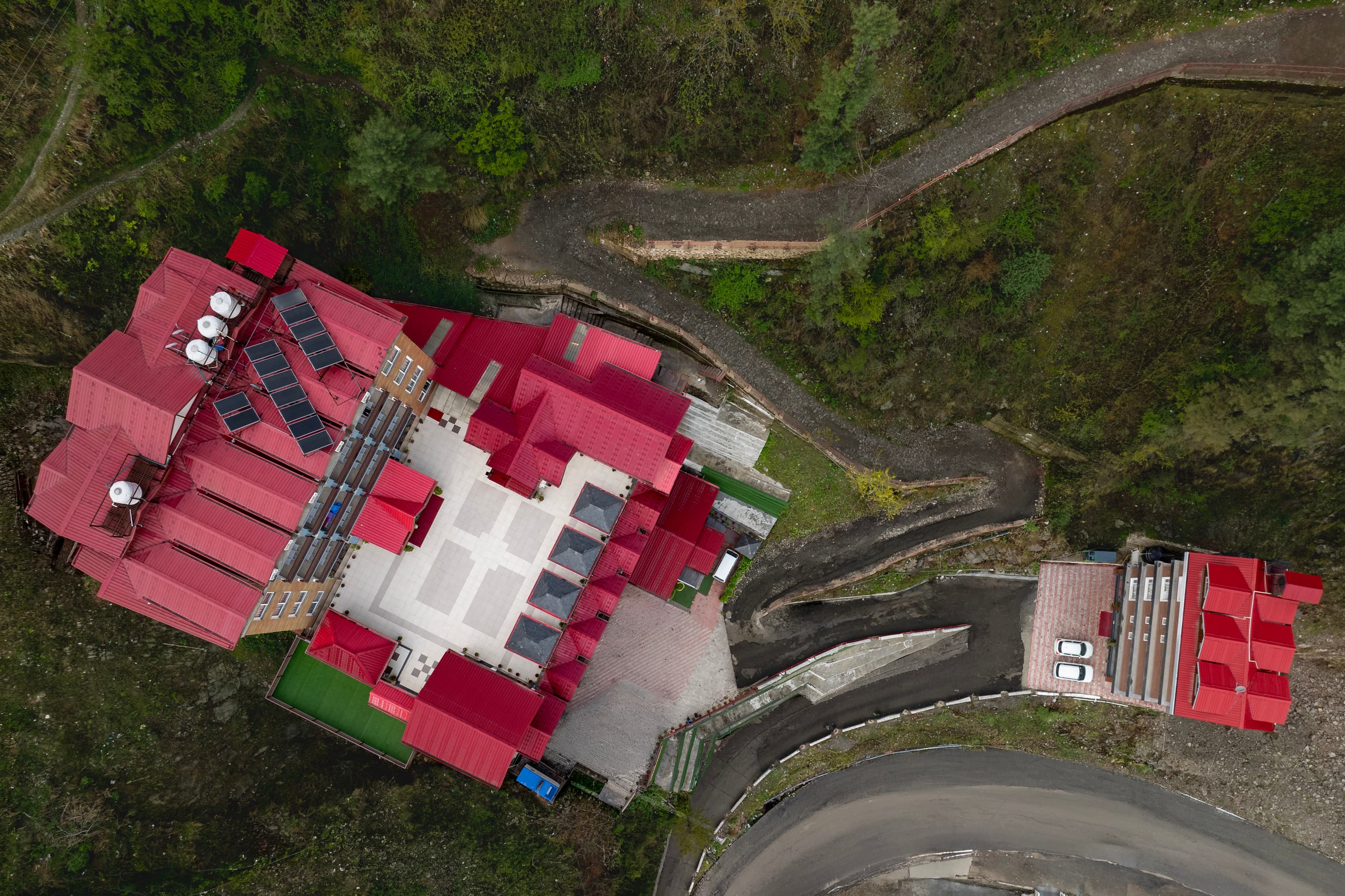 Panoramic hillside surroundings at Royal Regency Shimla